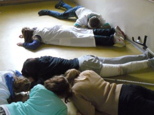 V bývalé dětské nemocnici v Jablonci se střílelo, naštěstí jen cvičně