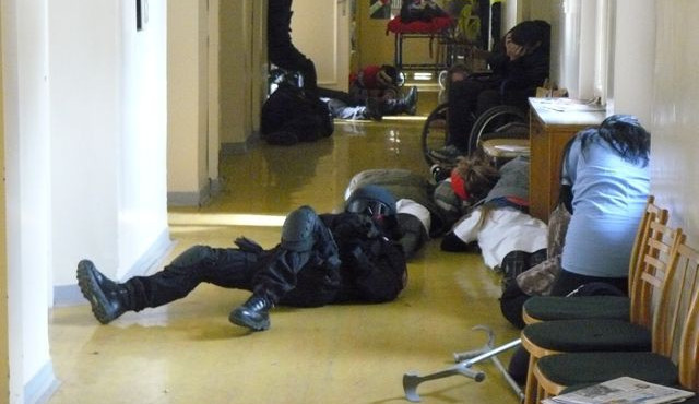 V bývalé dětské nemocnici v Jablonci se střílelo, naštěstí jen cvičně