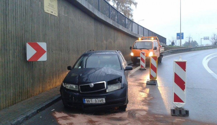 Nehoda na průtahu Libercem