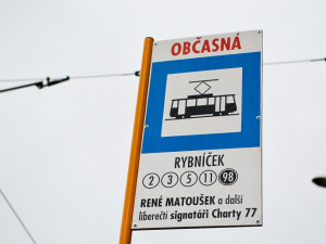 Signatáři Charty 77 mají od dnešního dne v Liberci svou zastávku