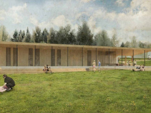 Koupaliště v Novém Městě pod Smrkem.