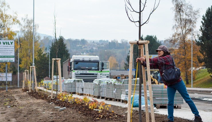 Na sídlišti Rochlice v Liberci skončí výstavba kruhové křižovatky