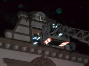 Požár ubytovny v Kociánově ulici.