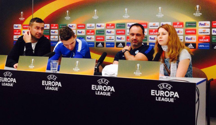 Tisková konference před zápasem