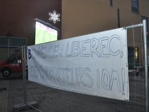 Do Liberce se sjelo 300 francouzských fanoušků, policie zatím práci neměla