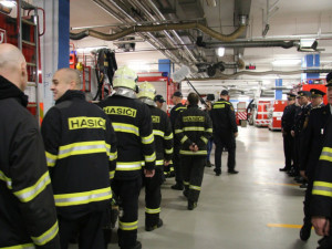 Liberečtí hasiči se v úterý loučili s kolegou. Na stanici strávil třicet let, teď odsloužil poslední směnu