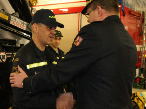 Liberečtí hasiči se v úterý loučili s kolegou. Na stanici strávil třicet let, teď odsloužil poslední směnu