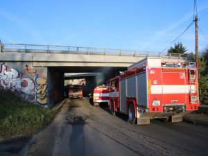 U rychlostky na Turnov hořela bývalá hospoda U Dědečků