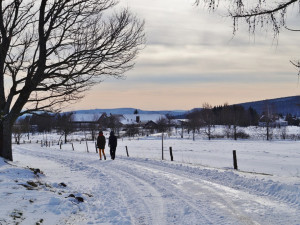 Teploty klesly dnes ráno až k devíti stupňům pod nulou, odpoledne může sněžit