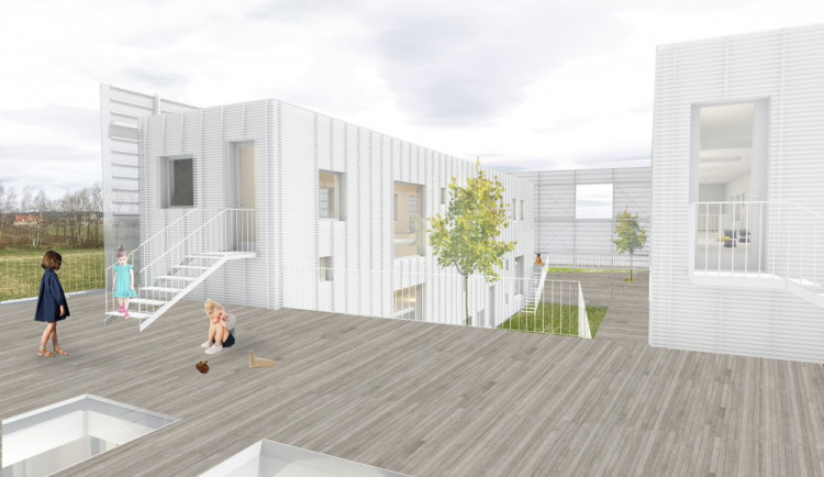 Vratislavice chystají netradiční školku. Bez plotů a s atriem.