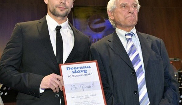 Petr Papoušek je třetím členem Dvorany slávy Slovanu Liberec