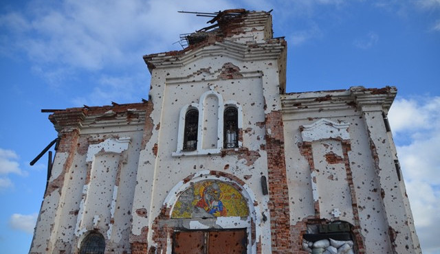 Rozstřílený kostel