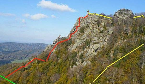 Kudy by vedla Via ferrata na Frýdlantské cimbuří
