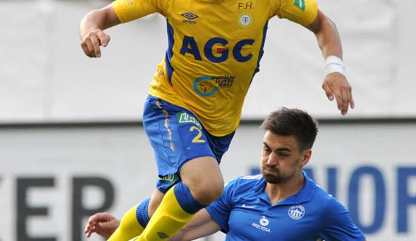 Breite ještě v dresu Teplic v souboji s libereckým Hovorkou