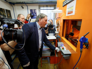 Antonín Panenka při ražbě