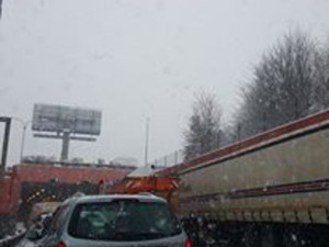 Situace před tunelem v Liberci. Foto: Vlasta Deimlingová