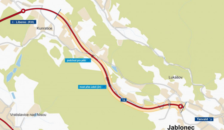 Návrh vedení silnice