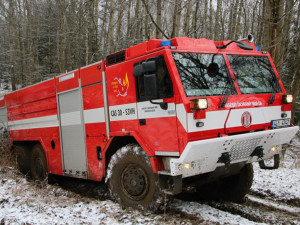 Hasiči testovali techniku v extrémních podmínkách.