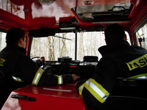 Hasiči testovali techniku v extrémních podmínkách.