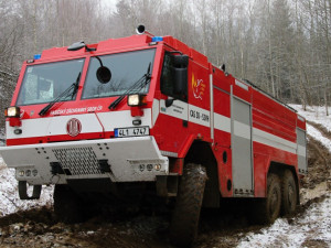 Hasiči testovali techniku v extrémních podmínkách.