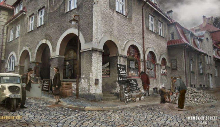 Náměstí Pod Branou jako Mombach Strasse.