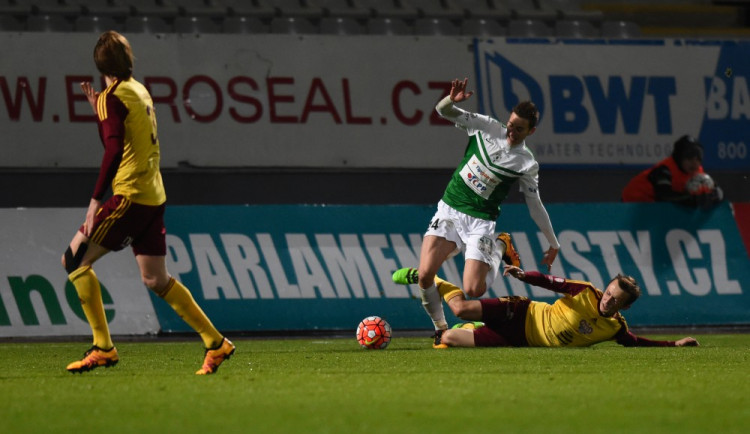 Jablonec díky dvěma gólům Doležala postoupil v poháru přes Duklu
