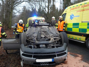 Nehoda na silnici I/13.