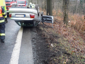 Nehoda na silnici I/13.