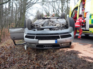 Nehoda na silnici I/13.