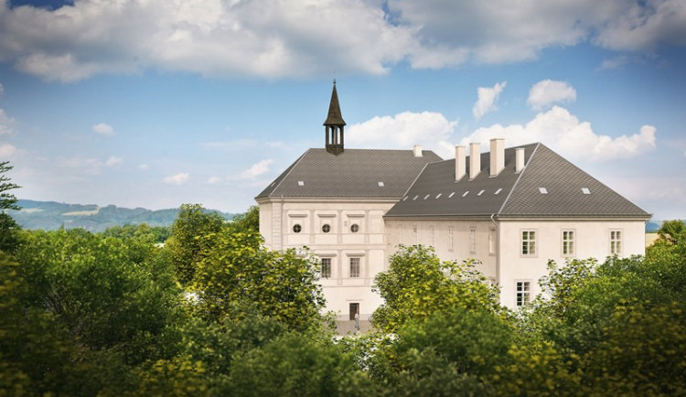 Vizualizace zrekonstruovaného zámku