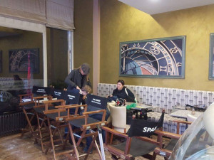 Natáčení seriálu Spark.