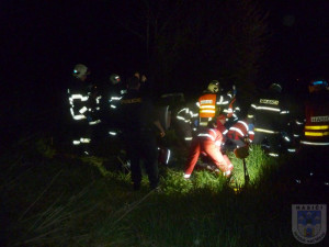 Na obchvatu Hrádku nad Nisou havarovalo Mini, řidič skončil v nemocnici