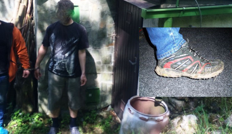 Zloděj "kavalír" je za mřížemi. Prozradila ho obuv, kterou nosil