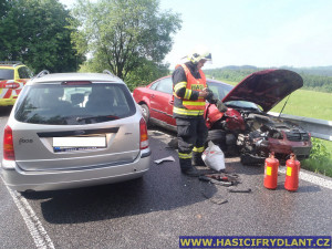 Další nehoda na Albrechtickém kopci si vyžádala čtyři zraněné osoby