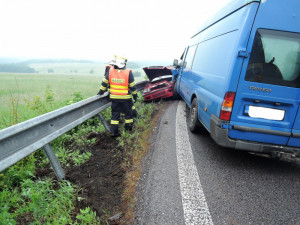 Další nehoda na Albrechtickém kopci si vyžádala tři zraněné osoby