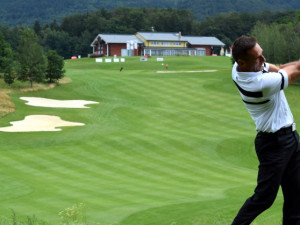 Roman Šebrle v Liberci poprvé výrazně uspěl v profi golfu