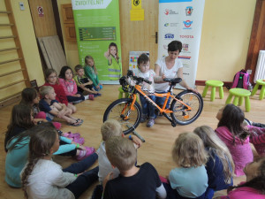 Děti na táboře v Jizerkách hovořily o bezpečném chování na silnicích