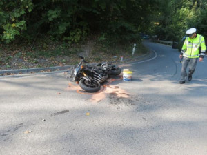 Sobota nepřála motocyklistům, čtyři nehody během tří hodin