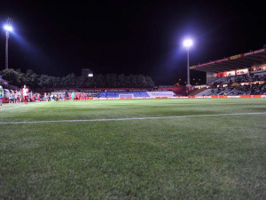 Přehlídka nefotbalových momentů: Kromě toho, aby tu přistál vrtulník, tu bylo asi všechno, říká Trpišovský