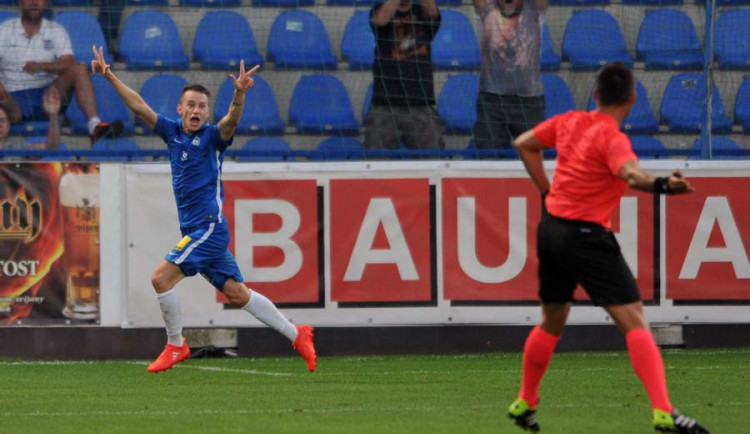 Sýkorova radost ze třetí vstřelené branky