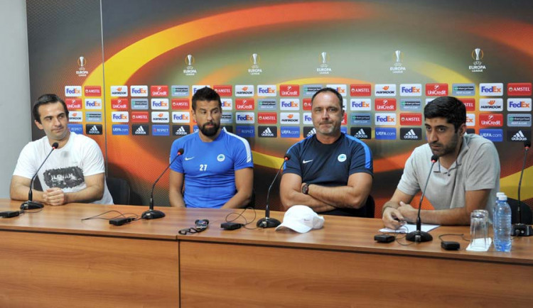 Tisková konference před zápasem