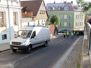 Libercem prošel pochod pěti stovek řeckých fanoušků