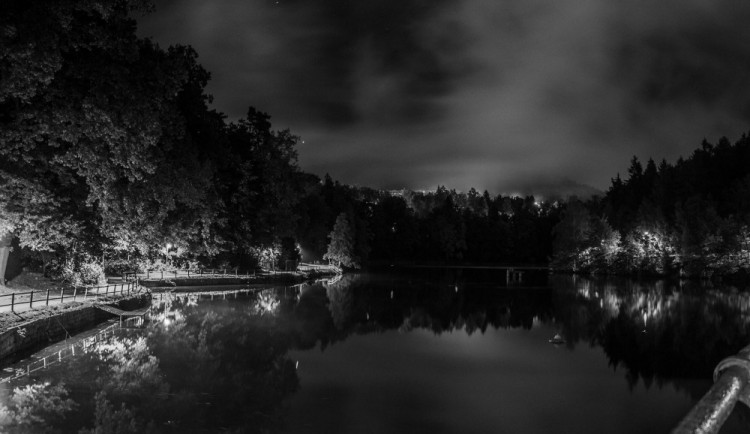 Noční Liberec pohledem Martina Škrabálka