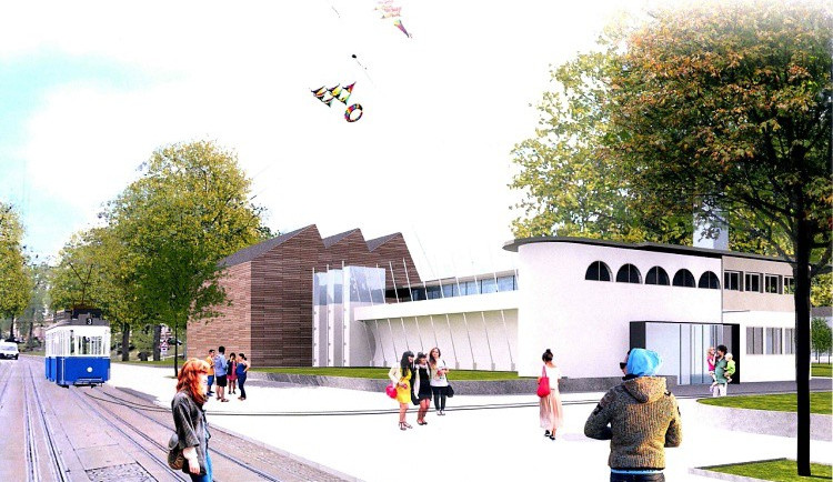 Vizualizace budoucí podoby areálu