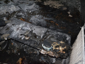 Požár napáchal velké škody.