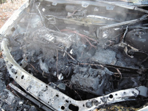 Hasiče zaměstnaly během čtyřiadvaceti hodin dva požáry aut