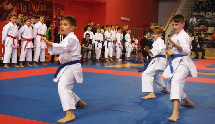 Mistrovství ČR v karate:  Gryf veze 10 medailí, Matěj Říha je mistrem republiky
