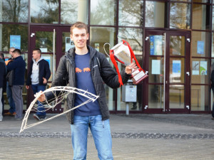 Tomáš Kořínek veze pohár do Liberec