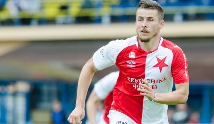 Radek Voltr v dresu Slavie