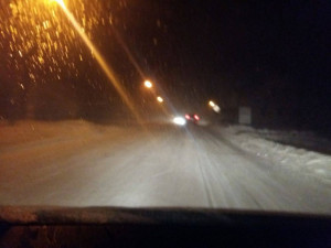 Liberecko zasáhlo další silné sněžení. Silnice přes Albrechťák je uzavřená pro veškerou dopravu